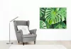 Monstera és Banánlevelek - számfestő készlet - Számfestő.hu - 60×70cm - keretre feszítve