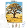 Acacia Fa a Szavannán - számfestő készlet - Számfestő.hu - 40×50cm - Keret nélkül
