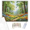 Virágzó Tavaszi Erdő - számfestő készlet - Számfestő.hu - 40×50cm - keret nélkül