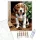 Beagle Kölyök a Kertben - számfestő készlet - Számfestő.hu - 60×70cm - keret nélkül