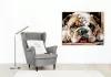 Bulldog Kölyök Pihenő Közeli Portré - számfestő készlet - Számfestő.hu - 40×50cm - keretre feszítve