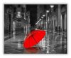 Piros esernyő - számfestő készlet
