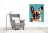 Francia Bulldog Közeli Portré - számfestő készlet - Számfestő.hu - 40×50cm - keretre feszítve