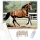 Vágtató Pej Ló a Ranch Udvarán - számfestő készlet - Számfestő.hu - 40×50cm - keret nélkül