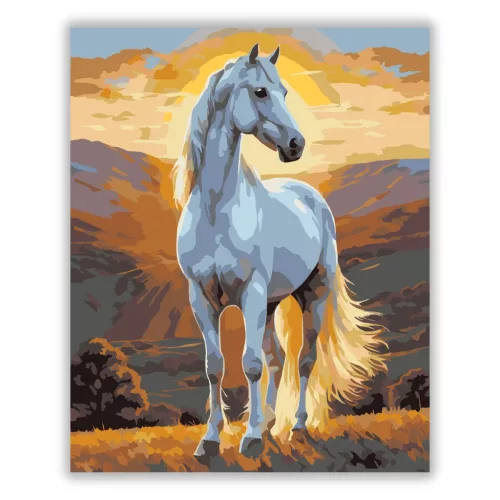 Arab Tisztaság - számfestő készlet - Számfestő.hu - 40×50cm - Keret nélkül