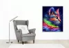Színes kiscica - számfestő készlet - Számfestő.hu - 50×60cm - keret nélkül