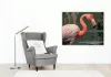 Flamingó Közeli Pillantás a Vízparton - számfestő készlet - Számfestő.hu - 60×70cm - keret nélkül