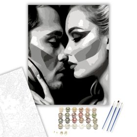 Intim Pillanat - számfestő készlet - Számfestő.hu - 40×50cm - keret nélkül