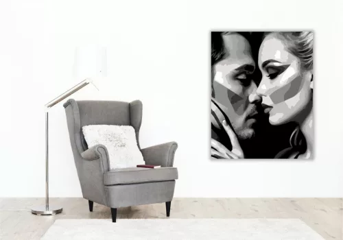 Intim Pillanat - számfestő készlet - Számfestő.hu - 50×60cm - keret nélkül