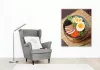 Gőzölgő Ramen Tál Színes Feltétekkel - számfestő készlet - Számfestő.hu - 80×100cm - keret nélkül