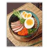 Gőzölgő Ramen Tál Színes Feltétekkel - számfestő készlet - Számfestő.hu - 40×50cm - Keretre feszítve