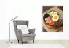 Gőzölgő Ramen Tál Színes Feltétekkel - számfestő készlet - Számfestő.hu - 40×50cm - Keretre feszítve