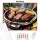 Grillezett Steakek és Kukorica - számfestő készlet - Számfestő.hu - 40×50cm - Keret nélkül