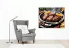 Grillezett Steakek és Kukorica - számfestő készlet - Számfestő.hu - 60×70cm - keret nélkül