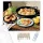 Fokhagymás Garnélarák Tálalása Rusztikus Asztalon - számfestő készlet - Számfestő.hu - 40×50cm - keretre feszítve