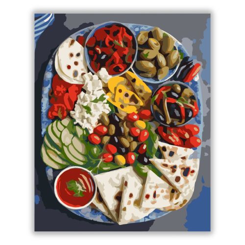 Mediterrán Tál Grillezett Zöldségekkel - Számfestő.hu