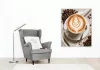 Latte Art Kávécsésze - számfestő készlet - Számfestő.hu - 40×50cm - keret nélkül
