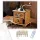 Vintage Kézi Kávédaráló - számfestő készlet - Számfestő.hu - 40×50cm - keretre feszítve