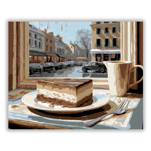 Tiramisu Kávéházi Ablaknál - Számfestő.hu