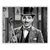 Charlie Chaplin Portré - számfestő készlet - Számfestő.hu - 40×50cm - Keret nélkül