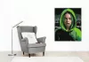 Billie Eilish Portré - számfestő készlet - Számfestő.hu - 80×100cm - keret nélkül