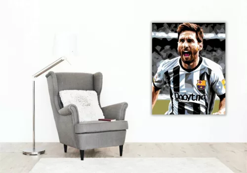 Futball Legenda Ünneplés Közben - számfestő készlet - Számfestő.hu - 80×100cm - Keret nélkül