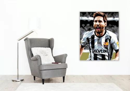Futball Legenda Ünneplés Közben - számfestő készlet - Számfestő.hu - 40×50cm - keret nélkül