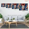 David Bowie Ziggy Stardust Portré - számfestő készlet - Számfestő.hu - 40×50cm - Keret nélkül