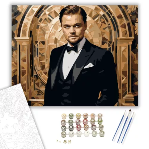 Gatsby Stílusban - számfestő készlet - Számfestő.hu - 60×70cm - keret nélkül
