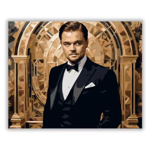 Gatsby Stílusban - számfestő készlet - Számfestő.hu - 40×50cm - Keret nélkül