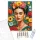 Frida Kahlo Virágokkal - számfestő készlet - Számfestő.hu - 80×100cm - keretre feszítve