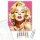 Marilyn Monroe Pop Art Portré - számfestő készlet - Számfestő.hu - 60×70cm - keret nélkül