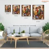 Ballagó Barátok Ölelése - számfestő készlet - Számfestő.hu - 60×70cm - Keret nélkül