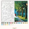 Esküvői Hintós Menet Az Erdős Úton - számfestő készlet - Számfestő.hu - 60×70cm - Keret nélkül