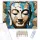 Ősi Buddha Arca Víz Tükrében - számfestő készlet - Számfestő.hu - 80×100cm - keret nélkül