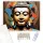 Graffiti Buddha - számfestő készlet - Számfestő.hu - 40×50cm - keret nélkül