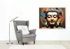 Graffiti Buddha - számfestő készlet - Számfestő.hu - 40×50cm - Keret nélkül