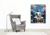 Buddha Cseresznyevirágok Kertjében - számfestő készlet - Számfestő.hu - 50×60cm - Keret nélkül