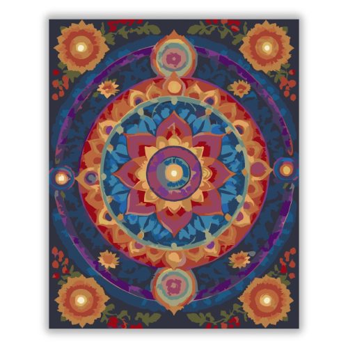 Chakra Harmónia Mandala - Számfestő.hu