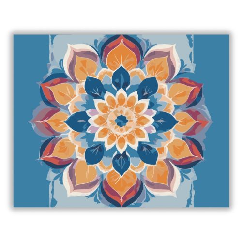 Színátmenetes Mandala Petal Formákkal - Számfestő.hu
