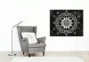 Fehér Mandala Kőhatással - számfestő készlet - Számfestő.hu - 40×50cm - Keret nélkül