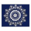 Ezüst Virág Mandala - Számfestő.hu