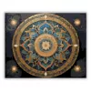 Arany és Kék Mandala - számfestő készlet - Számfestő.hu - 40×50cm - Keret nélkül