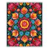 Virágos Mandala Rózsákkal és Tulipánokkal - Számfestő.hu