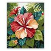 Trópusi Hibiszkusz Mandala - Számfestő.hu