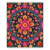 Virágos Mandala Rózsákkal és Tulipánokkal - Számfestő.hu