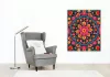 Virágos Mandala Rózsákkal és Tulipánokkal - számfestő készlet - Számfestő.hu - 40×50cm - keret nélkül