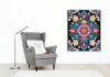 Virágkert Mandala Élénk Színekkel - számfestő készlet - Számfestő.hu - 80×100cm - keret nélkül