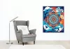 Égbolt Mandala Felhőkkel és Madarakkal - számfestő készlet - Számfestő.hu - 60×70cm - keret nélkül