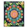 Természet ihlette Mandala Virágokkal - Számfestő.hu